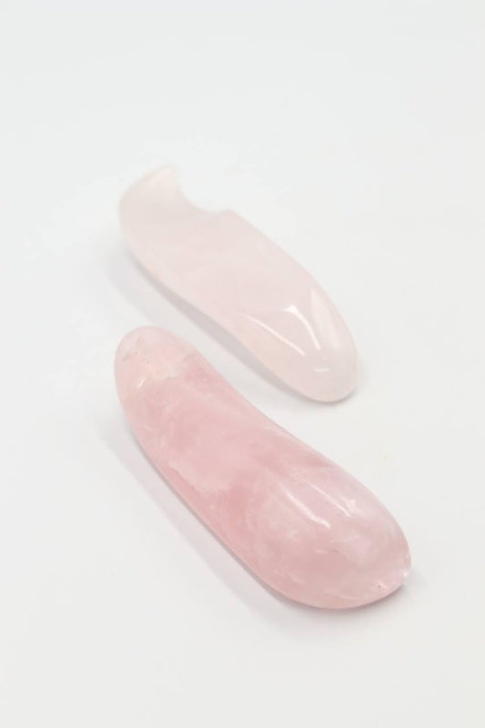 Massageador Quartzo Rosa 98 a 138 gramas aprox.