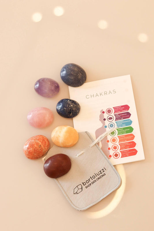 Kit Chakras Forma Cabochão