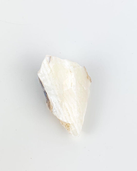 Pedra Opala branco bruto 29 a 35 gramas