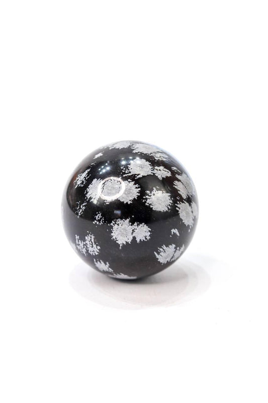Bola Obsidiana Flocos de Neve 140 a 152 gramas aprox.