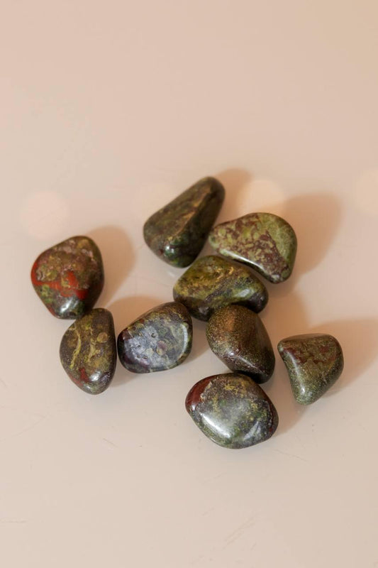 Pedra Jaspe Pele de Dragão Rolado 13 a 16 gramas