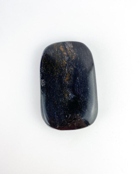 Pedra Jaspe Negro Forma Sabonete 75 a 100 gramas