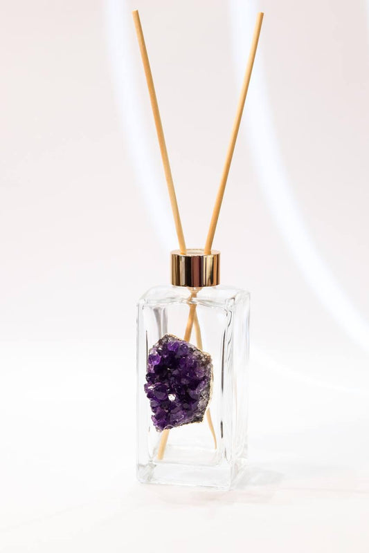 Conjunto Para Banheiro Drusa Ametista Banho Ouro