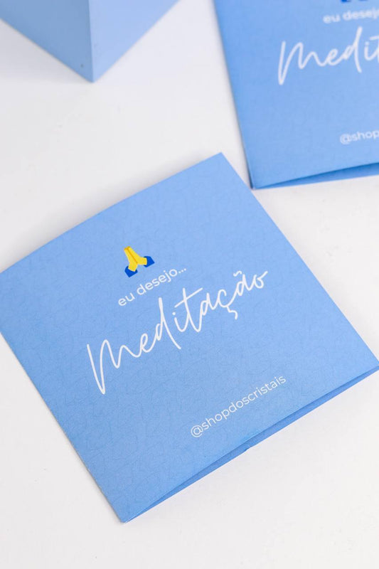 Kit Pingentes Eu Desejo Meditação Banhado Prata