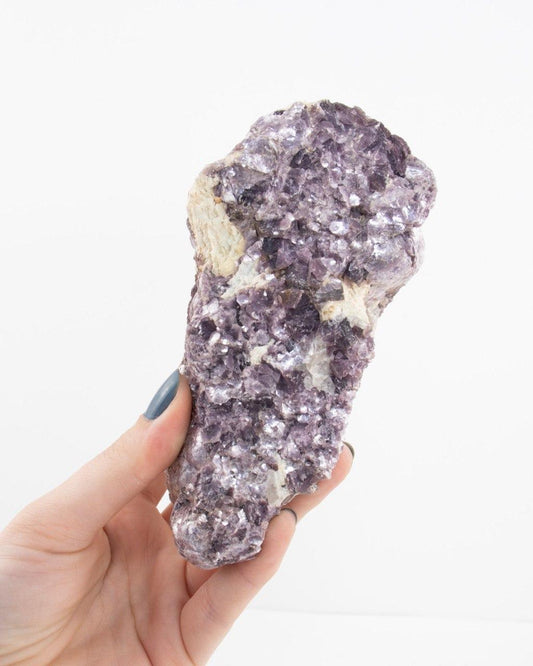 Pedra Mica Lepidolita Bruta 663 gramas