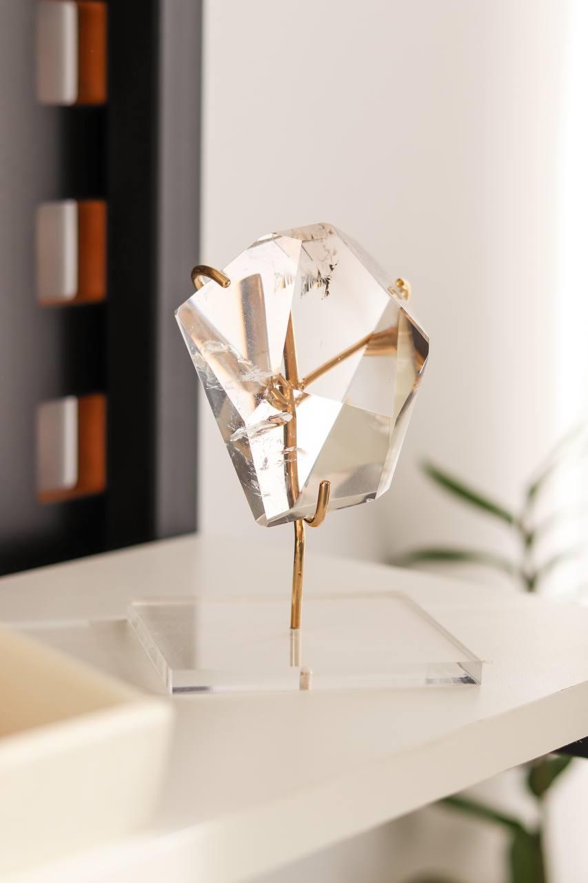 Pedra Cristal de Quartzo Lapidado Polido 578 gramas