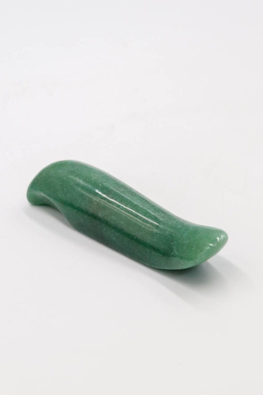 Massageador Quartzo Verde 110 gramas aprox.