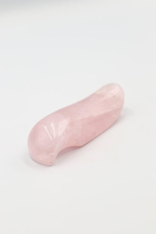Massageador Quartzo Rosa 98 a 138 gramas aprox.