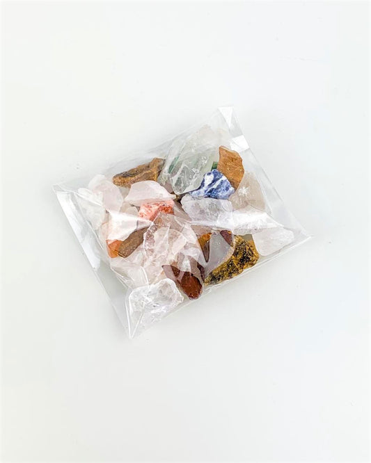Kit Pedras Mistas Cascalho Bruto 150 gramas