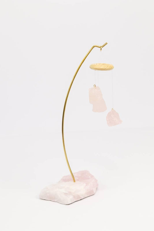Mobile de mesa Quartzo rosa com Quartzo Rosa