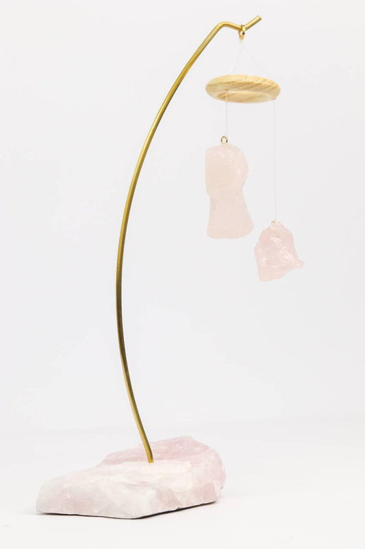 Mobile de mesa Quartzo rosa com Quartzo Rosa
