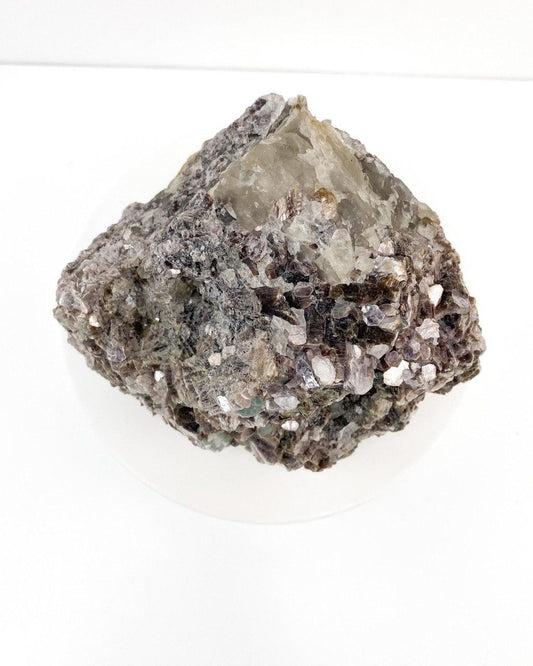 Pedra Mica Lepidolita Roxa Bruta 1,259 Kg
