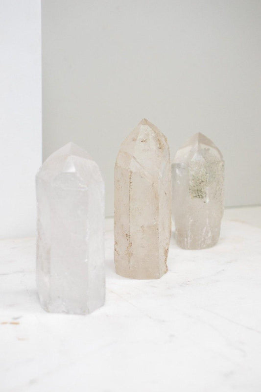 Ponta Quartzo Cristal Bruto de 70 a 125 gramas