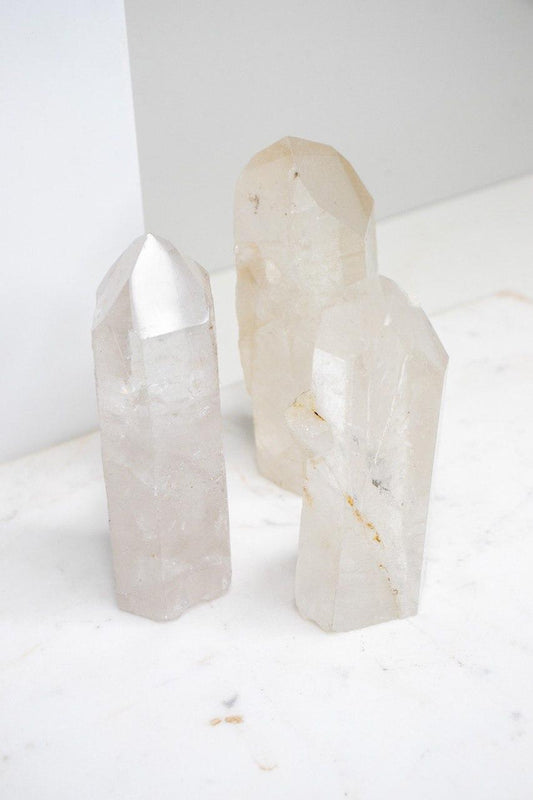 Ponta Quartzo Cristal Bruto de 125 a 300 gramas