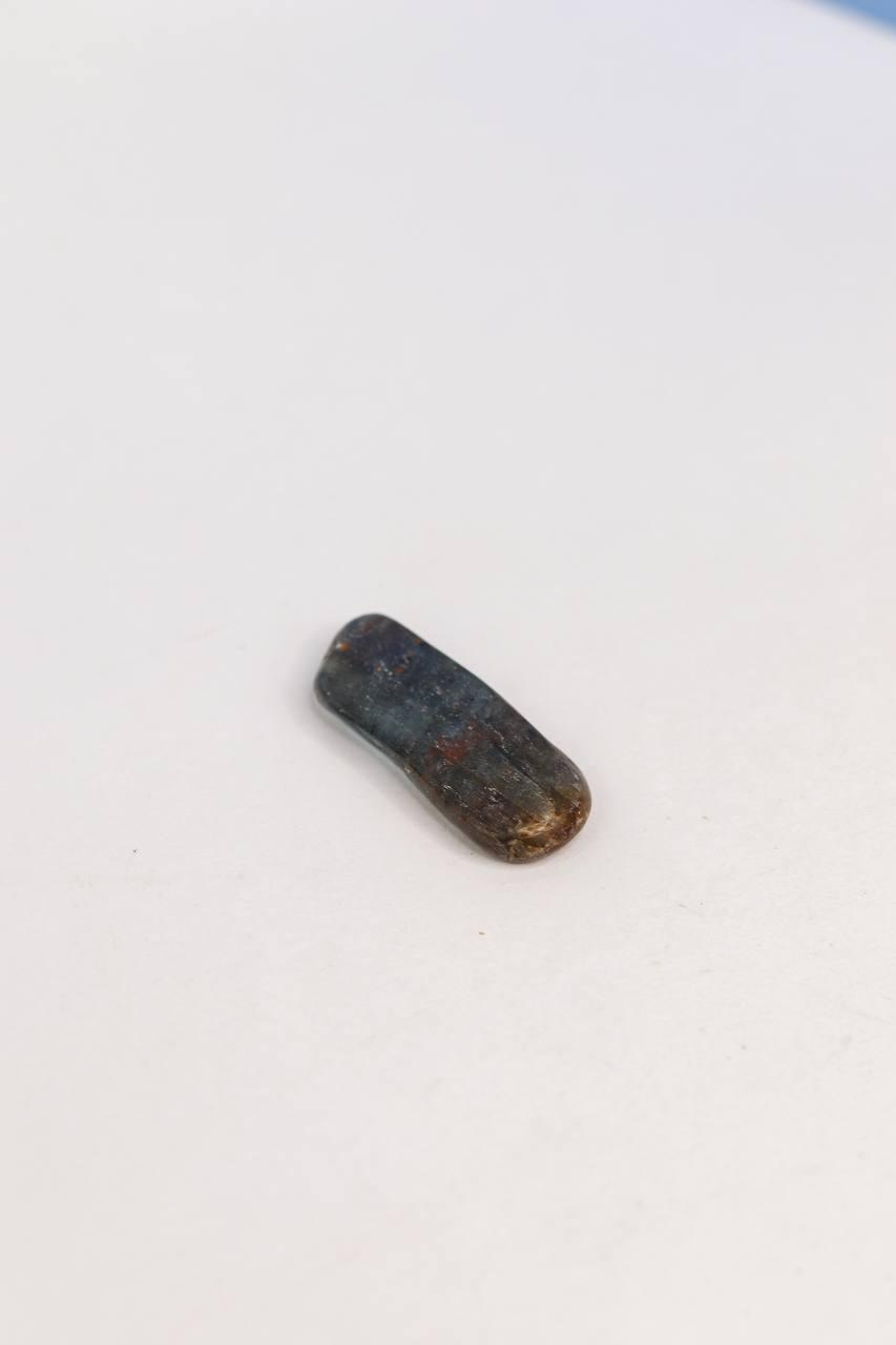 Pedra Cianita Azul Rolada 2 6 gramas