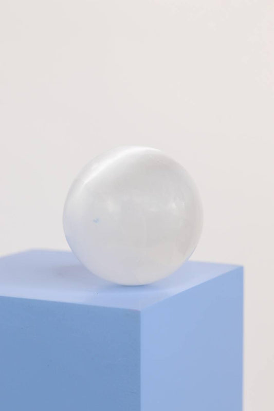 Bola Selenita Branca 5,5 centímetros