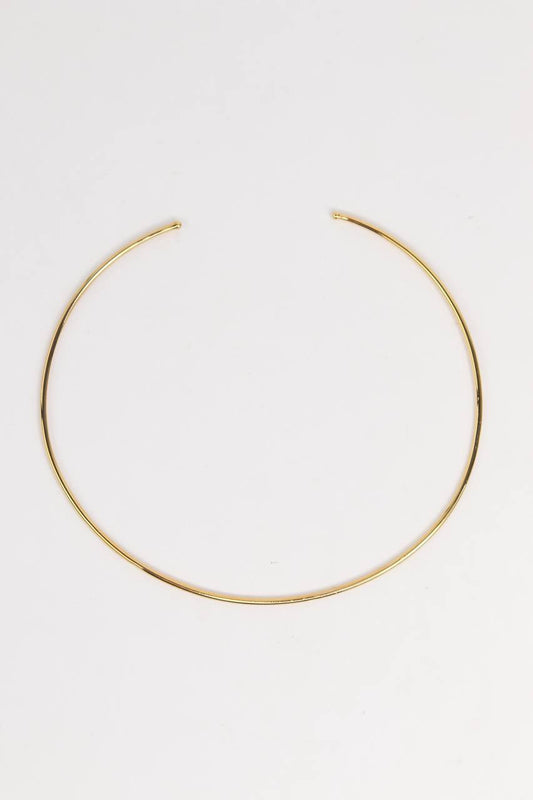 Choker Aro Banho Ouro