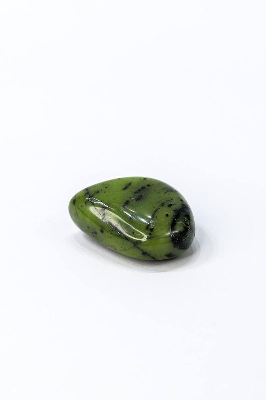 Pedra Jade Verde Rolado 12 A 14 gramas