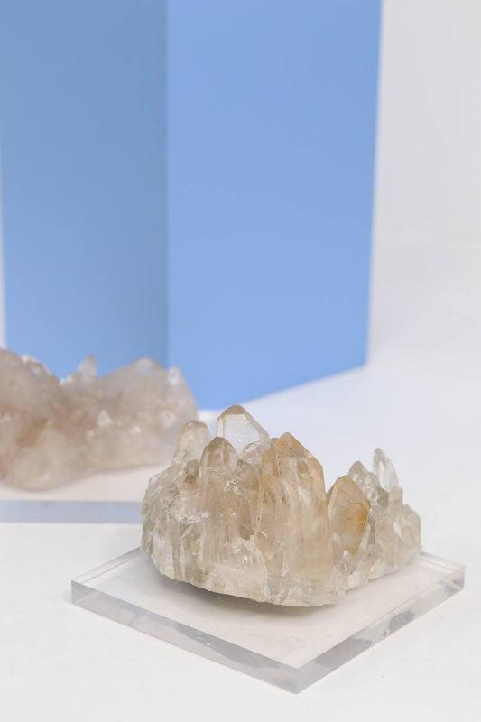 Drusa de Cristal na Base Acrílica 190 a 270 gramas