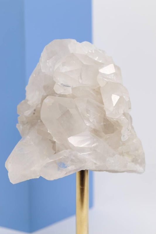 Drusa Cristal na Base de Vidro 957 gramas