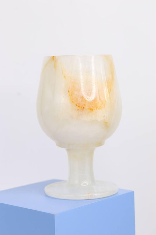 Taça de Onix Branco