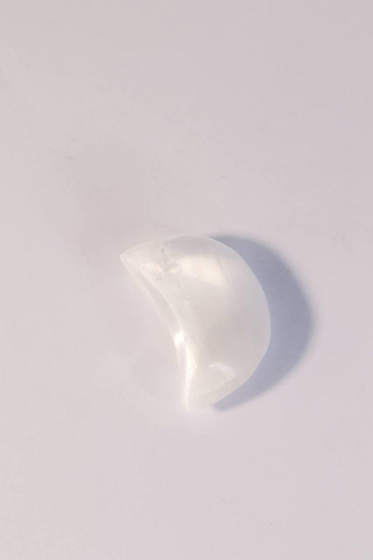 Lua de Selenita Branca 5cm