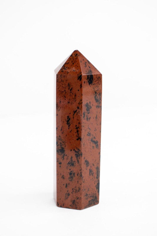 Ponta Polida Obsidiana Marrom 150 a 166 gramas