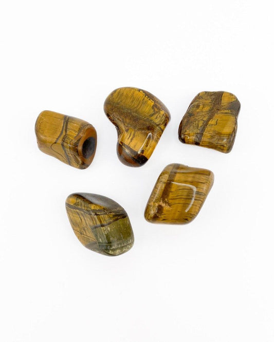 Pedra Olho de Tigre Rolado 20 a 40 gramas