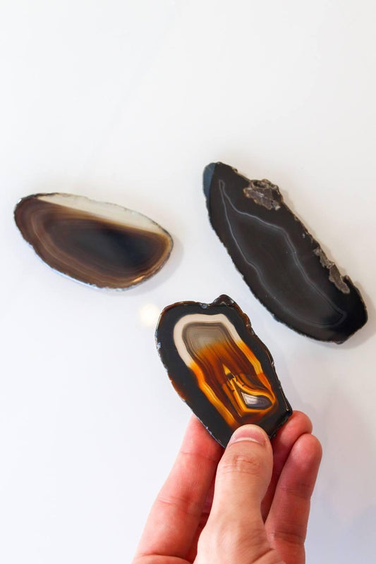 Chapa Ágata Preto tingido 01