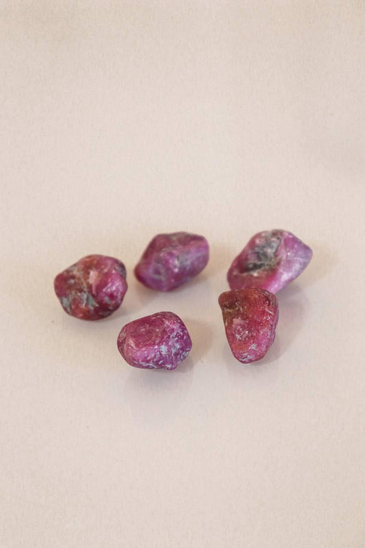 Pedra Rubi Rolado 6 a 8 gramas