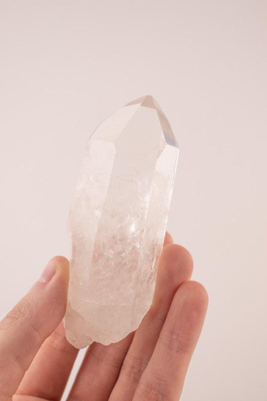 Pedra Ponta Cristal Elo do Tempo bruto 155 a 230 gramas