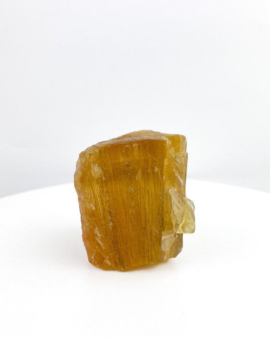 Pedra Fluorita Amarela bruta 204 gramas