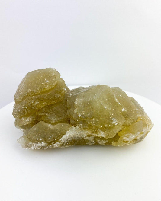 Pedra Fluorita Amarela bruta 1,089Kg