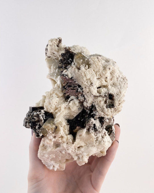 Pedra Mica Bruta com Albita e Apatita Verde 1,163Kg