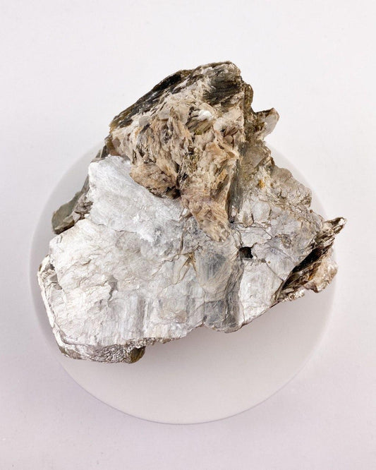 Pedra Mica Cinza Bruta 969 gramas