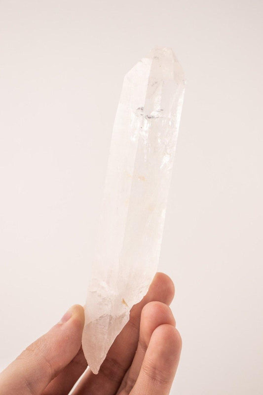 Pedra Ponta Cristal Laser Bruta 95 a 165 gramas