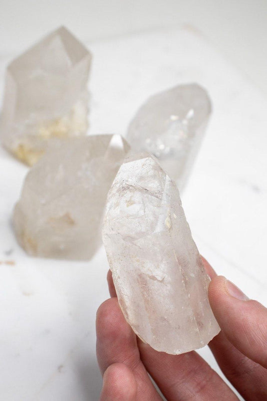 Ponta Quartzo Cristal Bruto de 110 a 170 gramas
