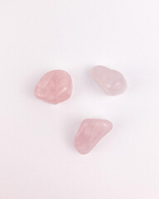 Pedra Quartzo Rosa rolado 12 a 28 gramas