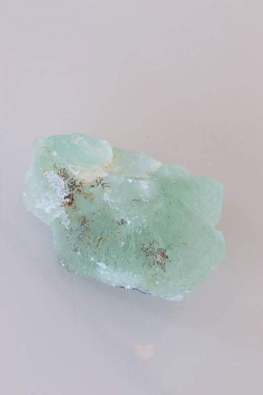 Pedra Fluorita Verde bruta 376 gramas