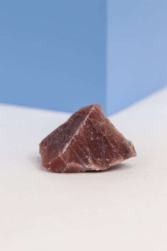 Pedra Quartzo Morango Bruto 25 a 34 gramas