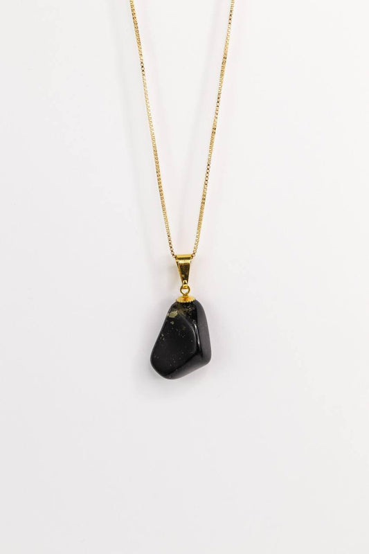Pingente Jade Lemuriano rolado com pino Banhado Ouro