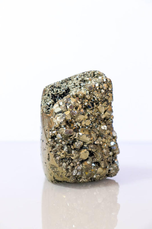 Pedra Pirita Semi Polida 520 gramas