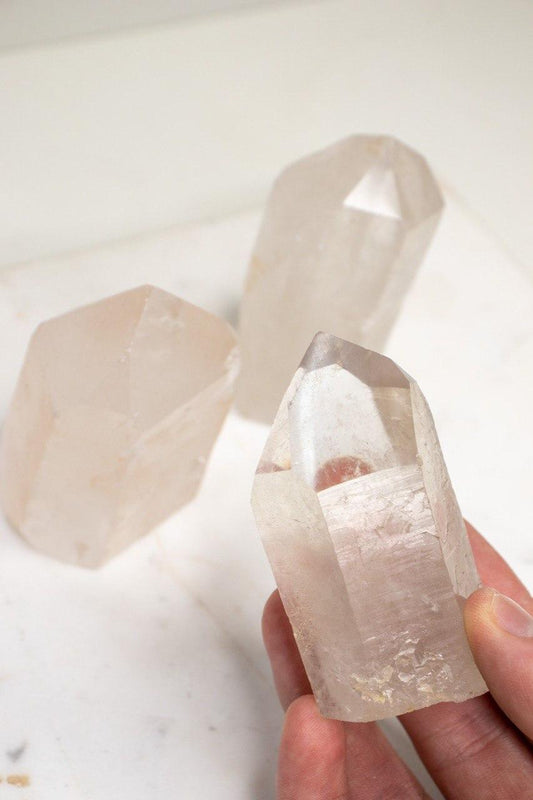 Ponta Quartzo Cristal Bruto de 115 a 250 gramas