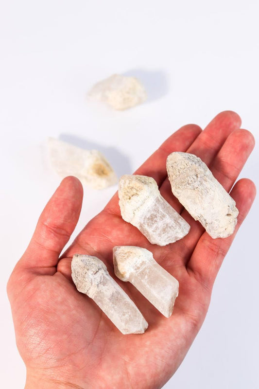 Pedra Ponta Cristal de Quartzo Cetro bruta 20 a 29 gramas
