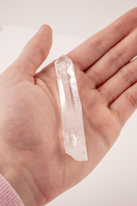Pedra Ponta Cristal Laser bruto 38 a 53 gramas