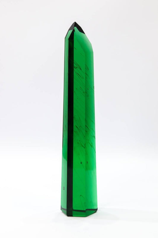 Ponta Obsidiana Verde 755 gramas aprox.