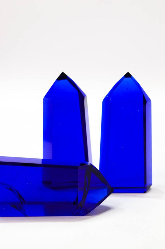 Ponta Polida Obsidiana Azul 180 a 220 gramas aprox.