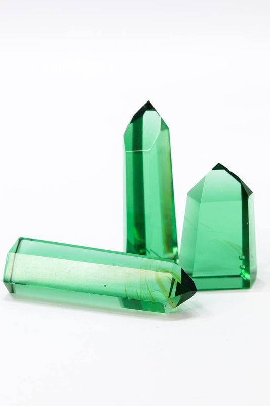 Ponta Obsidiana Verde 40 a 49 gramas aprox.