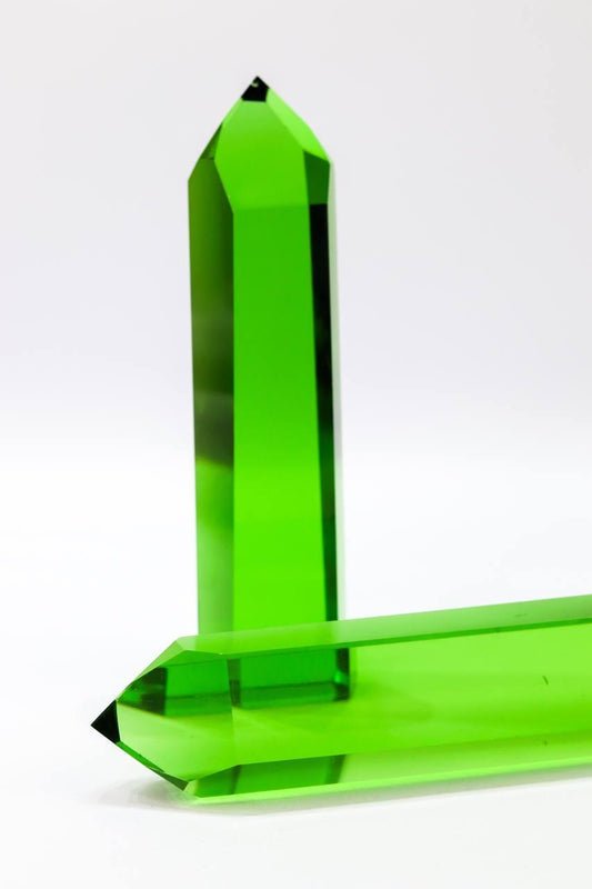 Ponta Obsidiana Verde 461 a 512 gramas aprox.