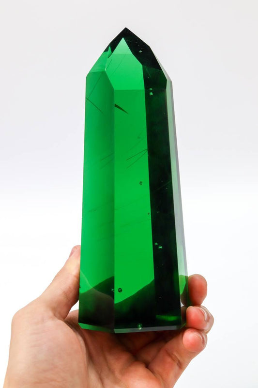 Ponta Obsidiana Verde 748 gramas aprox.